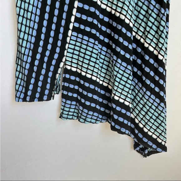 Habitat Clothes To Live In Dress Sz M Artsy Textured Polka Dots Asymmetrical EUC - Picture 13 of 14